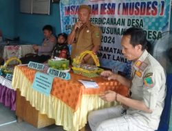 Unsur Tripika Ulu Musi Hadiri Musdes Desa Muara Kalangan