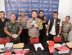 Gagalkan Peredaran Narkoba, Polsek Palmerah Berhasil Sita 1,1 Kg Ganja dan 2 Ons 3 Gram Sabu