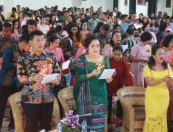 Kapolres Pimpin Momentum Persatuan dan Pelayanan Polri Presisi Dalam Semangat Natal Keluarga Besar Polres Simalungun