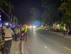 *Personel Polres Singkawang Lakukan Pengamanan Kegiatan Kampanye di Kota Singkawang