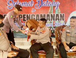 Dokkes Polres Tulang Bawang Cek Kesehatan Personel di Tiga Pos Pada Operasi Lilin Krakatau 2023