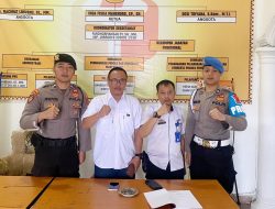 Polres Tulang Bawang Perketat Pengamanan di Kantor Penyelenggara Pemilu Pada OMB Krakatau 2024