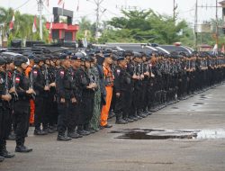 Satbrimob Polda Kalbar Laksanakan Apel Kesiapsiagaan Power On Hand Kapolda Menjelang Pelaksanaan Pemilu 2024
