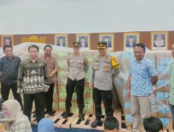 Polres Tulang Bawang Lakukan Monitoring dan Pengecekan Giat Pelipatan Surat Suara Pemilu 2024