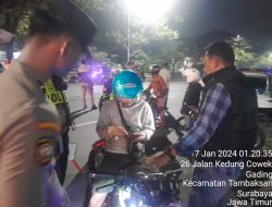 Harkamtibmas Jelang Pemilu, Polres Tanjung Perak Gelar Patroli KRYD