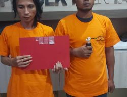 Asyik Nyabu di makam Mbah Buyut Ismail 2 pemuda di bekuk Unit Reskrim polsek manyar