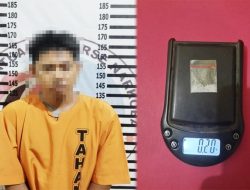 Simpan Narkotika Dalam Kotak Rokok, Warga Bandar Jaya Timur Ditangkap Polres Tulang Bawang