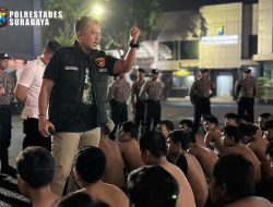 Antisipasi Konvoi Perguruan Silat, Polrestabes Surabaya Amankan 139 Pemuda dan 66 Kendaraan
