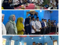 Pj.Bupati Fauzan Denin Menghadiri Pengajian bulanan PerdanaTahun 2024 di kecamatan Tebing Tinggi di Desa Ulak Mengkudu