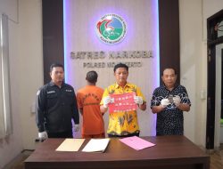 Polres Mojokerto Berhasil Ungkap Narkoba, Tersangka dan Puluhan Gram Sabu Diamankan