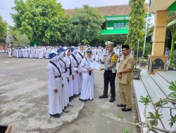 Sambangi Sekolah, Lantas Polres Ngawi Sosialisasikan Budaya Tertib Lalu Lintas