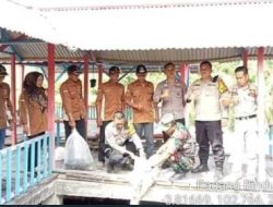 Kades Dan BPD Desa Padang Bindu Bersama Forkopimcam Paiker Pelepasan Bibit Ikan Di Tebat Gimbe