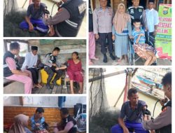 Polres Tulang Bawang Peduli Kesehatan Warga Masyarakat Pesisir Pantai