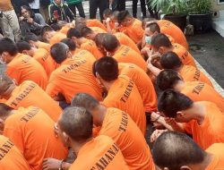 Surabaya – Polres Tanjung Perak berhasil mengamankan 42 tersangka dari berbagai TKP