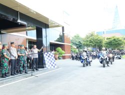 Kapolda Jatim Pimpin Apel Gelar Pasukan Gabungan pada Bulan Bhakti TNI Polri tahun 2024