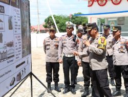 Polres Tulang Bawang Gelar TWG dan Latihan Dalmas di Kantor KPU, Ini Tujuan Utamanya