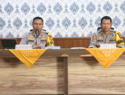 AKBP James Ingatkan Ini Saat Pimpin Rapat Kesiapan Pam Pungut Suara Pemilu 2024