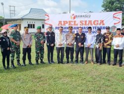Hadiri Apel Siaga Pengawasan Masa Tenang Pemilu 2024, Kompol Mutolib Ingatkan Ini Kepada Seluruh Personel