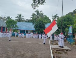 Kembali Rutinitas SDN .12 kecamatan Muara Pinang upacara Sangsaka Merah Putih
