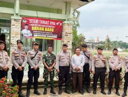 Samapta Polres Tulang Bawang Masif Menggelar Patroli Dialogis ke PPK dan Kantor Penyelenggara Pemilu