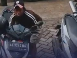 Unit Jatanras Polrestabes Surabaya berhasil Amankan pelaku pencurian sepeda motor yang sempat viral di media sosial