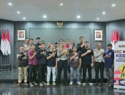 Ngopi Ker’ Bersama Awak Media, Polresta Malang Kota Bahas Solusi Atasi Balap Liar
