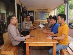 Jalin Silaturahmi dan Cek Kesiapan Anggota, Kapolres Pasuruan Kunjungi Polsek Gempol