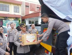 Peduli Korban Banjir Demak Jateng, Kapolres Pasuruan Salurkan Paket Bantuan Sembako