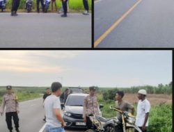 Gelar Patroli Cegah Aksi Balap Liar di Jalan Lintas Rawa Jitu PT BNIL, Polsek Banjar Agung Amankan Sepeda Motor