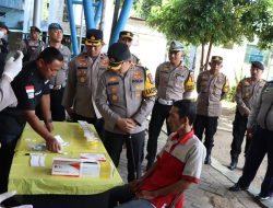 Polres Nganjuk Lakukan Tes Urin Acak Sopir Angkutan Umum, Upaya Jaga Keselamatan Penumpang