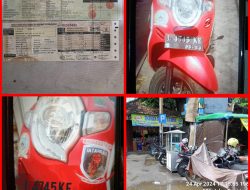 Bapak Yusni Salam memberikan penjelasan atas kejadian motornya yang hilang di curi oleh orang tidak dikenal