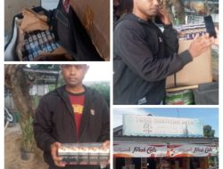Rokok ilegal Mengunakan Cukay Palsu Beredar Di pasar Unit 2 Tulang Bawang Lampung
