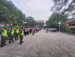 Cek Kesiapan Personil Pengamanan Pengajian Gus Iqdam, Polres Pasuruan Bersama Instansi Terkait Melaksanakan Apel Pengamanan