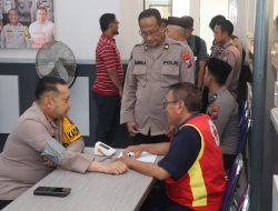 Hari Bhayangkari Ke-78, Polres Pasuruan Gelar Bhakti Sosial Donor Darah