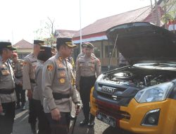 Kapolres Sampang Cek Ranmor Dinas, Siap Amankan Pilkada 2024