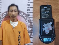 Satuan Reserse Narkoba (Satresnarkoba) Polres Tulang Bawang aman kan bandar sabu