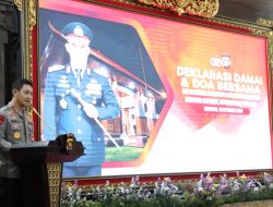 Dalam Rangka Menjelang Pilkada Serentak, Polda Bali Menggelar Deklarasi Damai