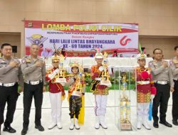 Pocil Binaan Sat Lantas Polres Tulang Bawang Raih Juara Umum III, AKP Khoirul: Prestasi Yang Cemerlang