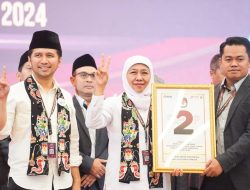 Khofifah-Emil Raih Nomor Urut 2, Siap Maju untuk Periode Kedua Pimpin Jawa Timur Maju dan Berprestasi