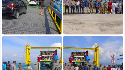 Libur Nataru, Penyebrangan di Pelabuhan Muliaraja Napitupulu Balige Menuju Onanrunggu Terpantau Lancar