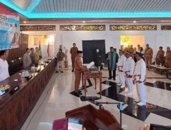Pj Bupati Resmikan Lantik 3 Penjabat Kepala Desa di Empat Lawang