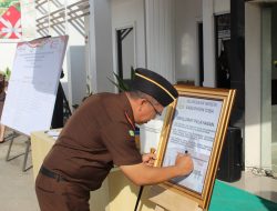 Kajari Toba Gelar Apel Pencanangan Pembangunan ZI Menuju WBK dan WBBM