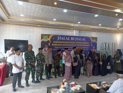 Halal Bi Halal Pemerintah Desa Pasir Gombong Cikarang Utara H. Maslam  : Memperkuat Silaturahmi antara Aparatur Desa terhadap Masyarakat.