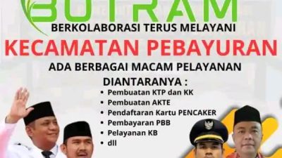 Pemerintah Kecamatan Pebayuran Kabupaten Bekasi adakan BOTRAM.