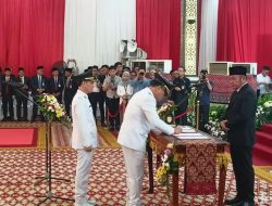 JM-Fa’i Resmi dilantik Menjadi Bupati dan Wakil Bupati Empat Lawang