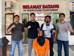 Sempat Kabur dan Bersembunyi, Pelaku Curi Sapi Ditangkap Tekab 308 Presisi Polres Tulang Bawang