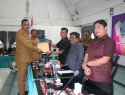 Bupati Toba Sampaikan Nota Pengantar Ranperda Pertanggungjawaban APBD TA 2024