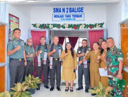 Dandim 0210/TU Dampingi Ketua Tim Pokja Strategis Sahli Kasad Bidang FKKUDAG/INDAG Kunker di Kabupaten Toba