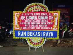Karangan Bunga Kritik Pejabat DCKTR Bekasi, RJN Bekasi Raya: Segera Evaluasi Kinerja dan Transparansi Layanan