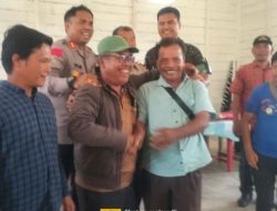 Mediasi Perdamaian Berhasil, Dandim 0210/TU Ajak Warga Mari Hidup Rukun di Natinggir Simare Kabupaten Toba